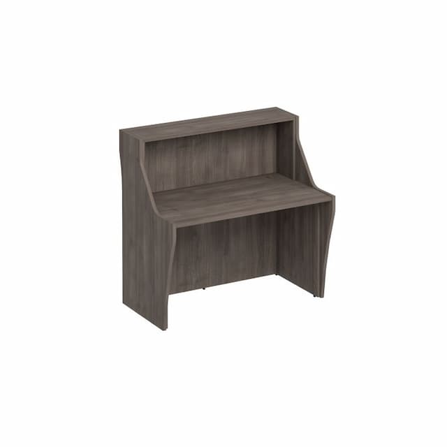 Стойка ресепшен прямая Юнитекс КОМФОРТ К.9130 ШТ дуб шамони темный