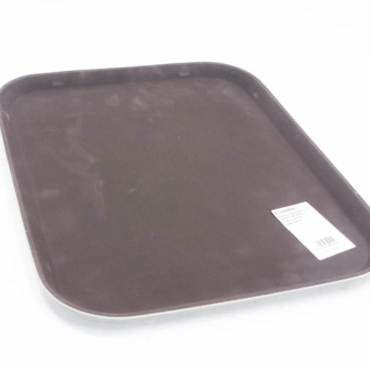 Поднос прорезиненный Cambro 457х355, стеклопластик коричневый арт. УТ-00088281 (Без эксплуатации 1 шт)