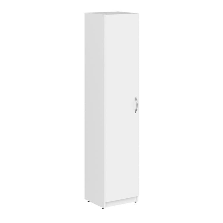 Шкаф колонка с глухой дверью Skyland SR-5U.1(L) белый 386х375х1815 SIMPLE