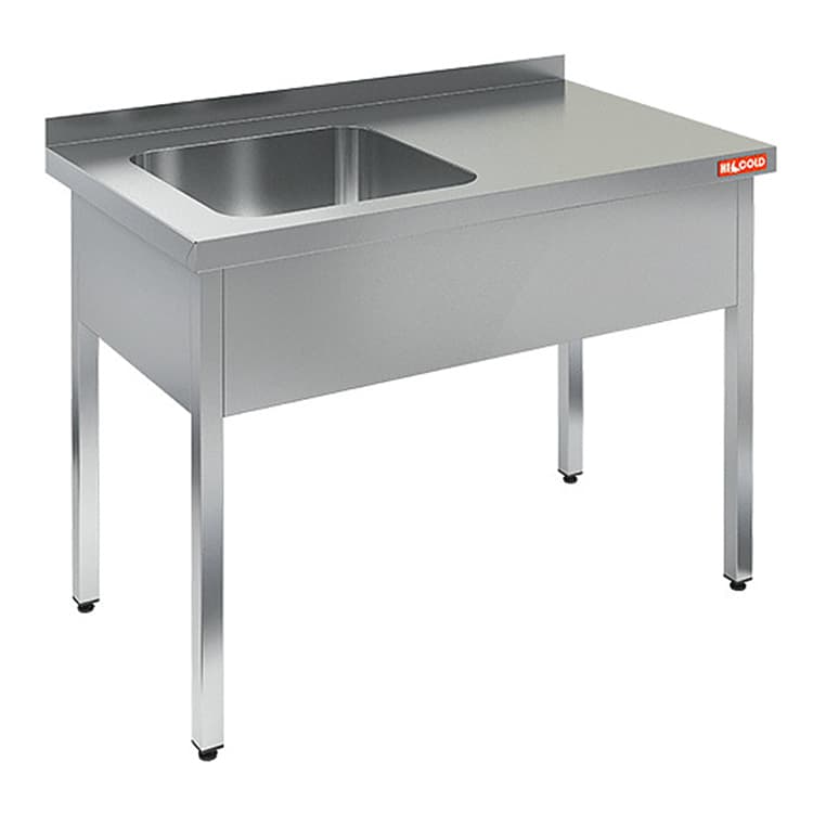 Ванна моечная цельнотянутая односекционная HICOLD НСО1М-11/6БЛ