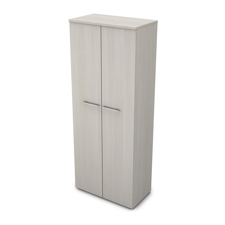 Шкаф для одежды АЛСАВ Gloss line 9НШ.013.1 Ivory/металл глянец