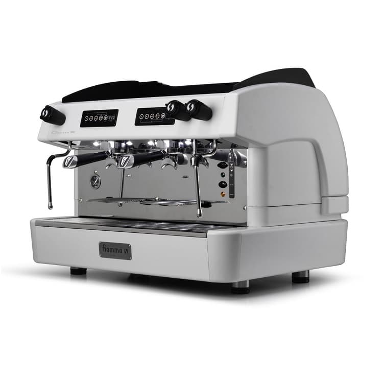 Кофемашина автомат, 2 группы FIAMMA COMPASS 2 SE TC WHITE