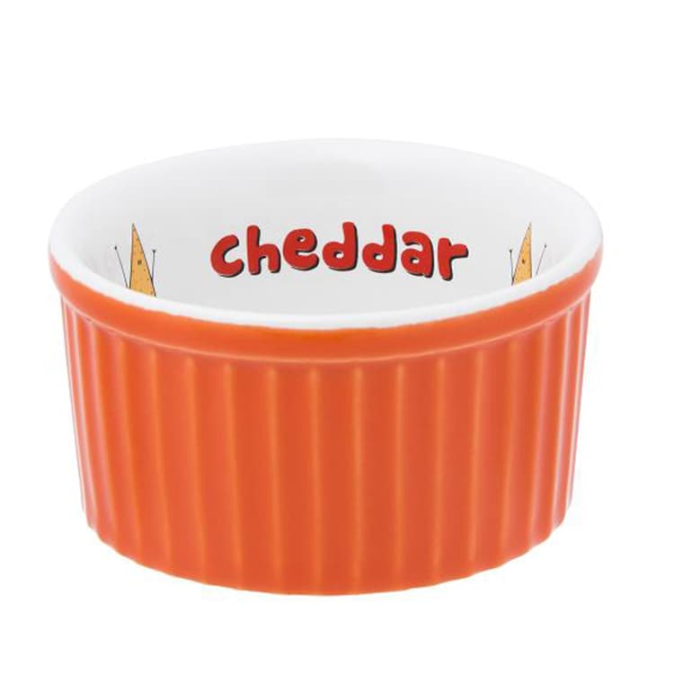 Рамекин 100мл d8см h4см Oxford, цвет оранжевый с декором "CHEDDAR" C12M-3B9P