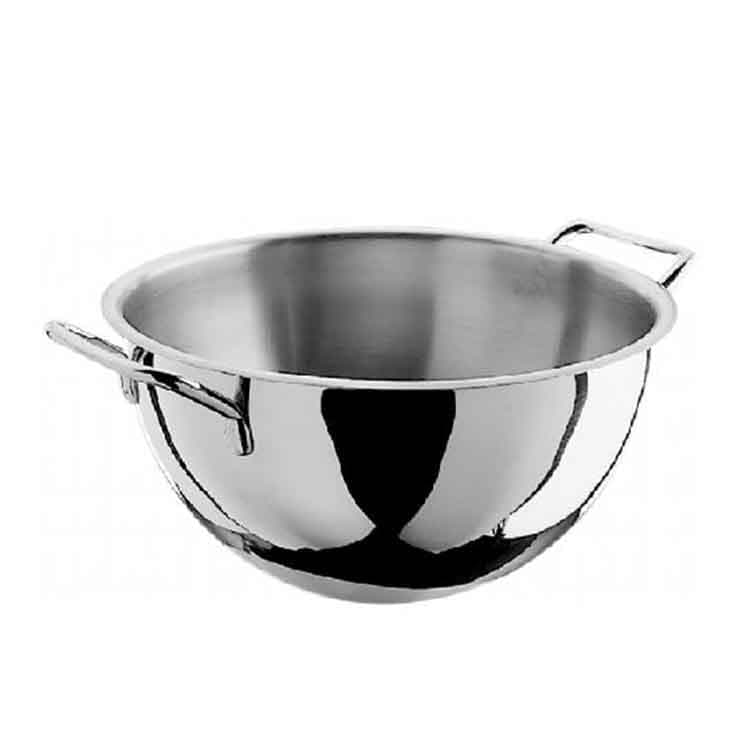 Миска полусферическая 12л d 34см h 20см, с ручками, нерж.сталь Pintinox 50903934