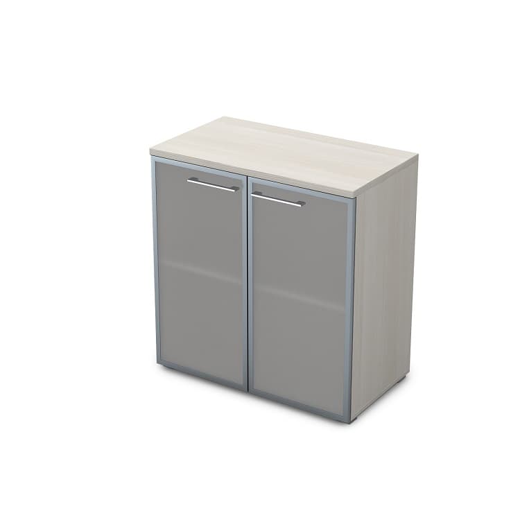 Шкаф АЛСАВ Gloss line 9НШ.023.3 Ivory/металл глянец