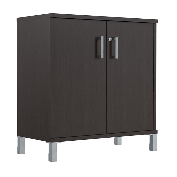 Шкаф низкий с замком в глухих малых дверях Skyland B 410.3(RZ) венге магия 900х450х920 BORN