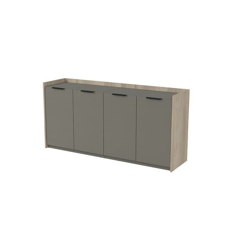 Тумба двусоставная Алсав MAGNETIC 15ТДС.802 (1768х460х860) okwood/terra