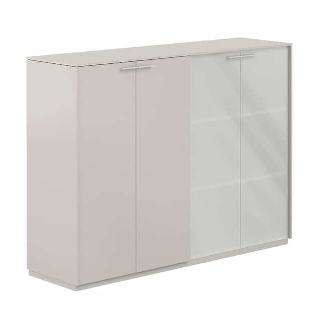 Шкаф средний двойной Norden Атлас NZ-0315+NZ-0335.GS.GS.GLM