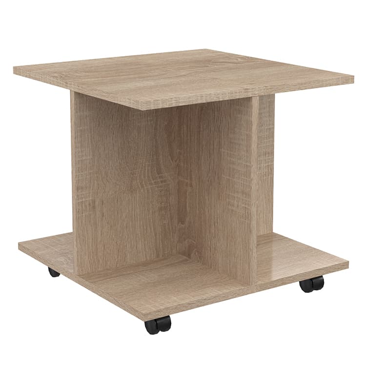 Стол журнальный Skyland CT 500 дуб сонома светлый 500х500х450 COFFEE