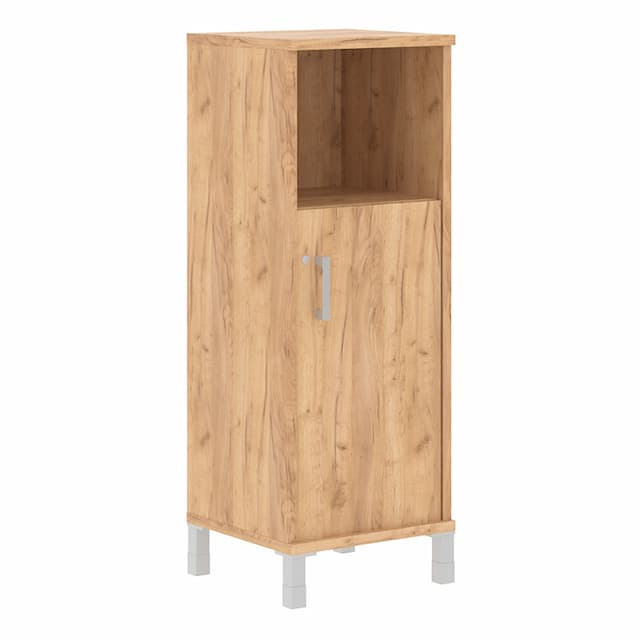 Шкаф-колонка средняя с замком в глухой малой двери B 421.3(RZ)  дуб бофорд 475х450х1286 BORN