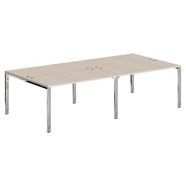 Стол 4-х местный Skyland XGWST 2814.1 бук тиара/нержавеющая сталь 2800х1406х750 XTEN GLOSS
