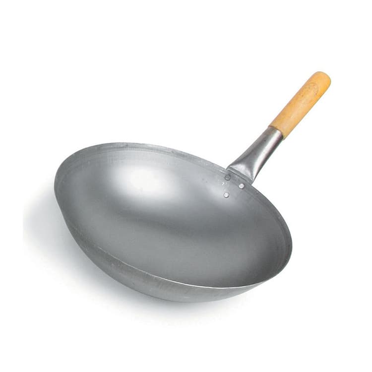 Сковорода P.L. Proff Cuisine WOK 35 см с дерев. ручкой углеродистая сталь арт. 92001494