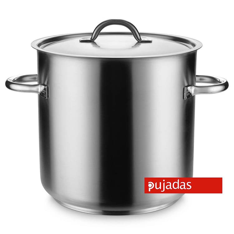 Кастрюля котел 16,5 л, 28х28 см с крышкой нерж. 18/10 Pujadas, арт. 85100034