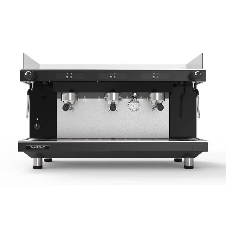 Кофемашина Sanremo Zoe SAP (полуавтомат) 3 высокие гр. чёрная