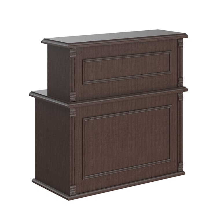 Стойка рецепция Skyland RMS 120 венге магия 1200х600х1200 RAUT