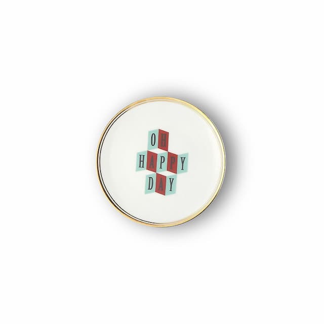 Тарелка 17 см Bitossi La Tavola Scomposta FTB00018 Oh Happy Day