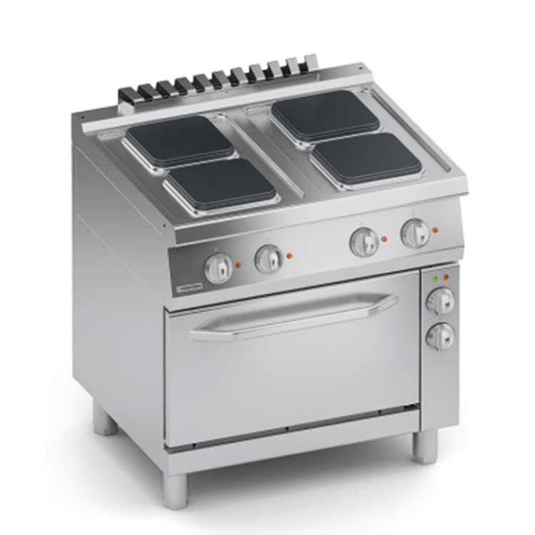Плита VEROTERM VT7CUE10FVQ 4 конфорочная 700 серии с конвекционным шкафом