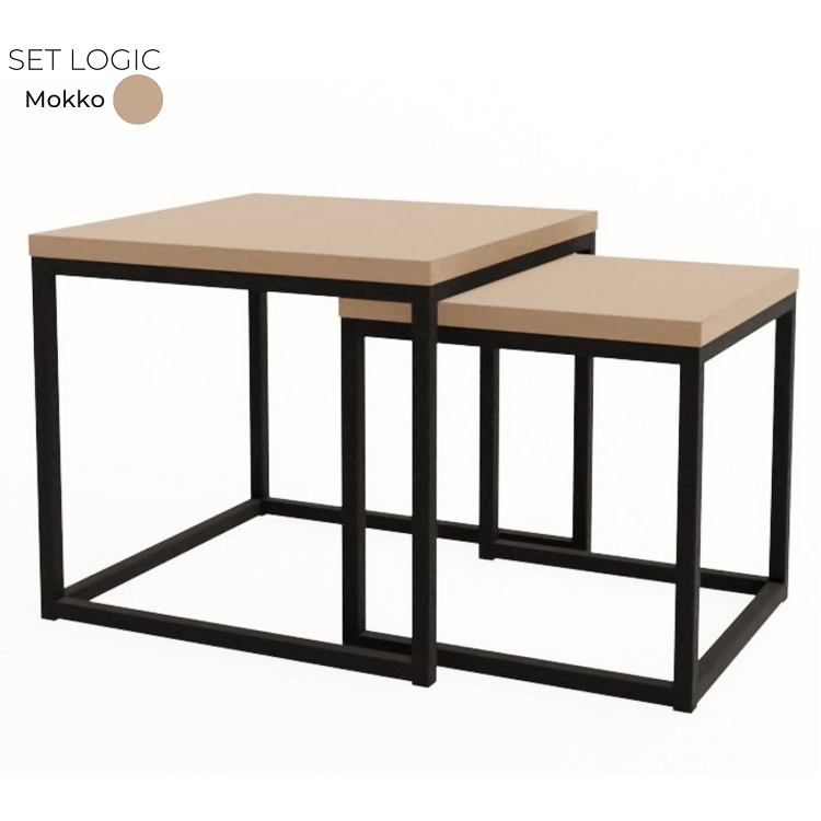 Комплект журнальных столов Алсав 21SETLOGIC.001 Mokko