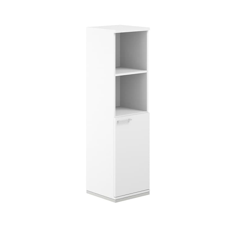 Шкаф полуоткрытый Norden Allegro AG.217.WH.WH.WH.R
