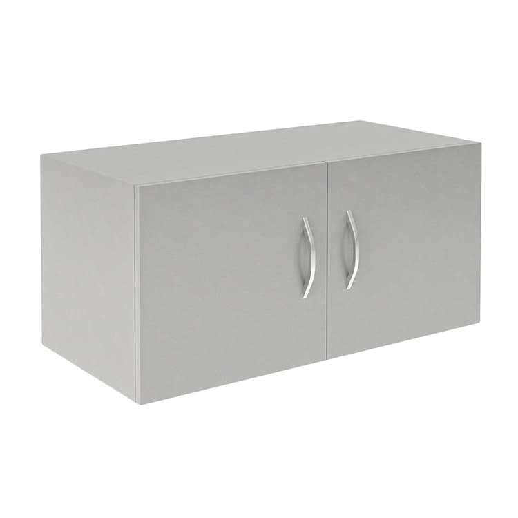 Антресоль широкая с глухими дверьми Skyland SA-770.1 Серый 770х375х370 SIMPLE