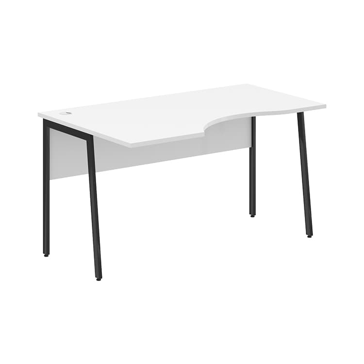 Стол прямой Skyland СА-2P(L) белый/антрацит 1400х900х755 IMAGO PLUS