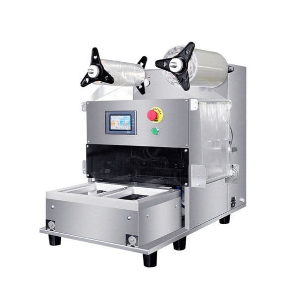 Запайщик лотков Hualian Machinery EV-271 (187*137*120 мм, 2 лотка за цикл) с газонаполнением