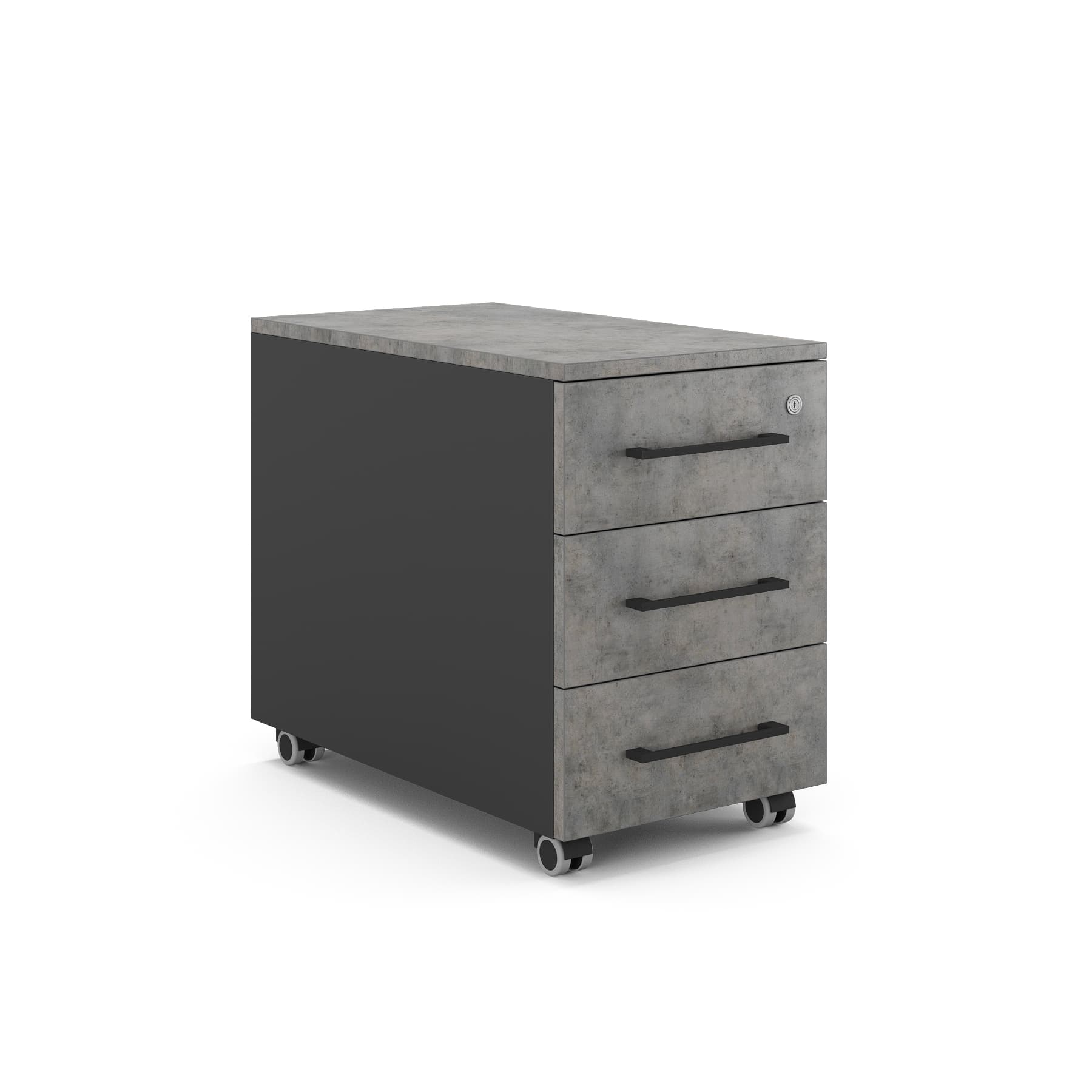 Тумба мобильная Kobor TМ3-40/50 black/chicago