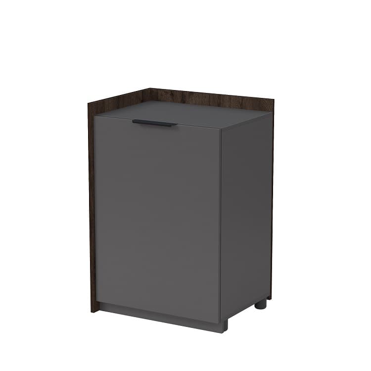 Модуль тумбы распашной начальный Алсав MAGNETIC 15ТР-Н.806 (584х460х860) брауни/graphit