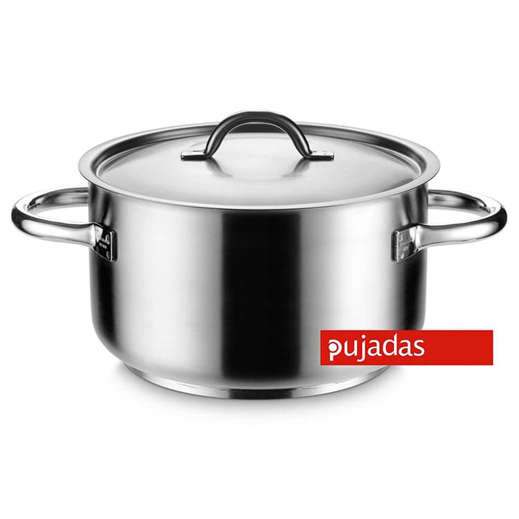Кастрюля 6,3 л, 24х14 см с крышкой нерж. 18/10 Pujadas арт. 85100048