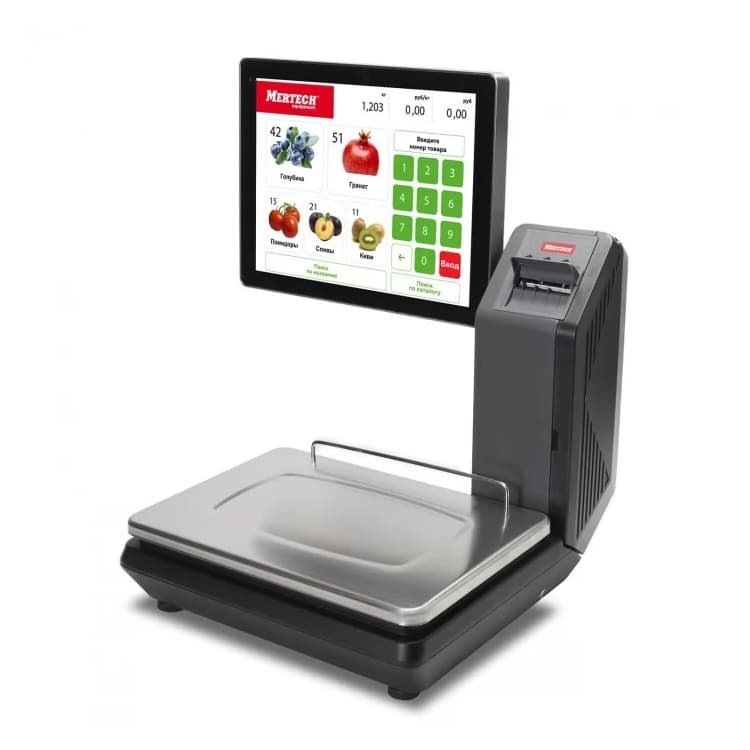 Весы с печатью этикеток MERTECH M-ER 725 PM-32.5 (15", USB, Ethernet, Wi-Fi)