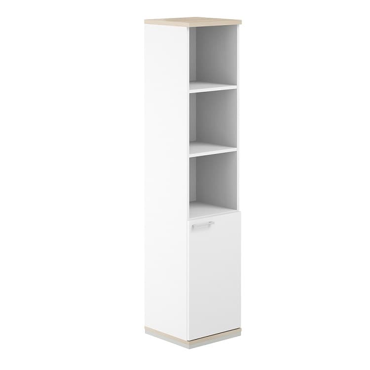 Шкаф полуоткрытый Norden Allegro AG.219.WH.AR.WH.R