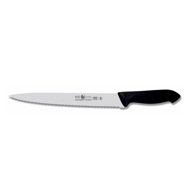Нож для мяса 25см с волнистым лезвием, черный HORECA PRIME 28100.HR64000.250