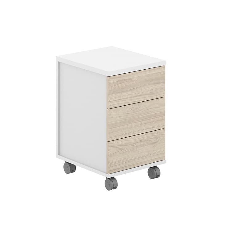 Тумба мобильная с замком Norden Allegro AG.272.WH.WH.AR