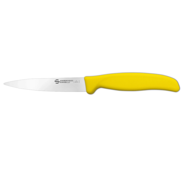 Нож Sanelli Ambrogio серии Supra Colore, ST82011Y, для овощей 110 мм, желтый