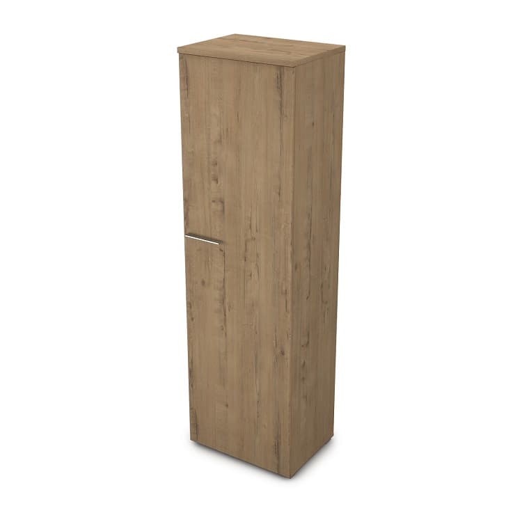 Шкаф для одежды АЛСАВ Gloss line 9НШ.014.1 teakwood/металл глянец