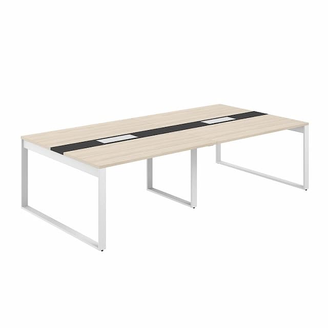 Стол для переговоров 2800х1438х750 Norden Allegro AG.2-2814.AR.72.WH.AN