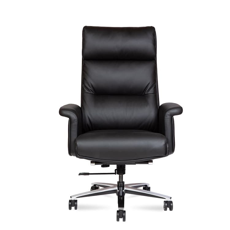 Кресло офисное Norden SIRIO FG-8631A (черная кожа)