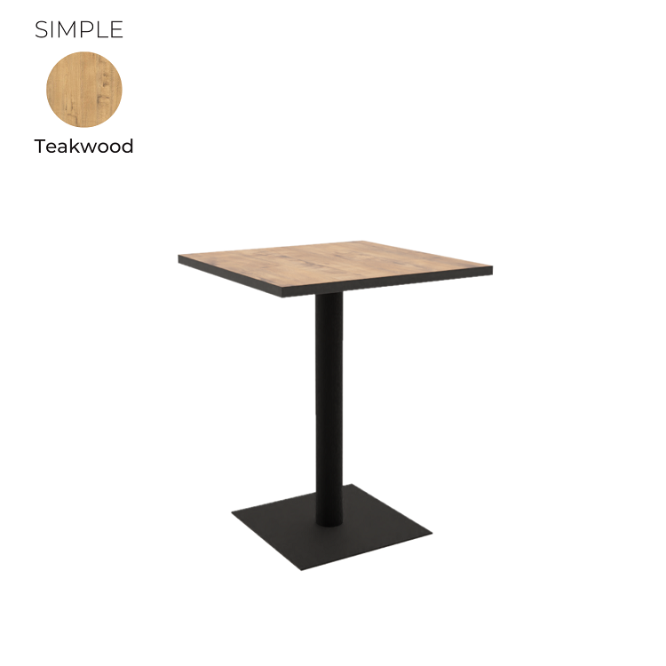 Стол обеденный квадратный Алсав 21SIMPLE.007 Teakwood