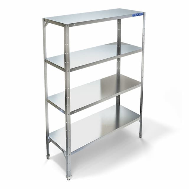 Стеллаж со сплошными полками Техно-ТТ СТР-124/1200