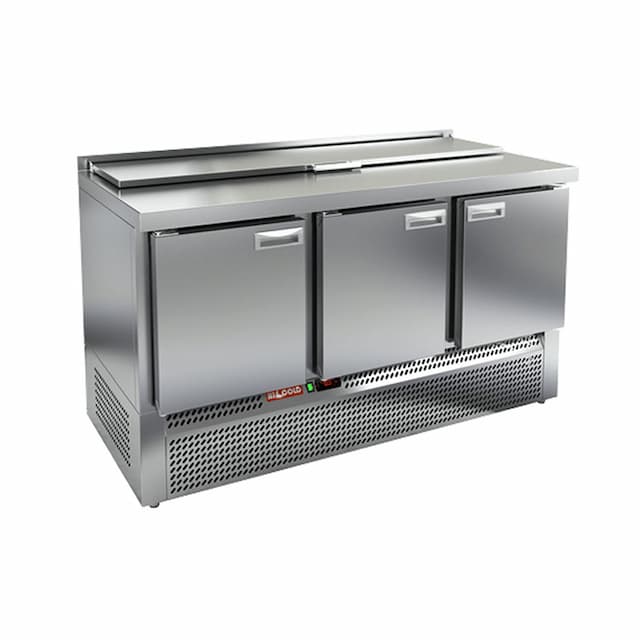 Стол для салатов HICOLD SLE1-111GN (1/3) с крышкой