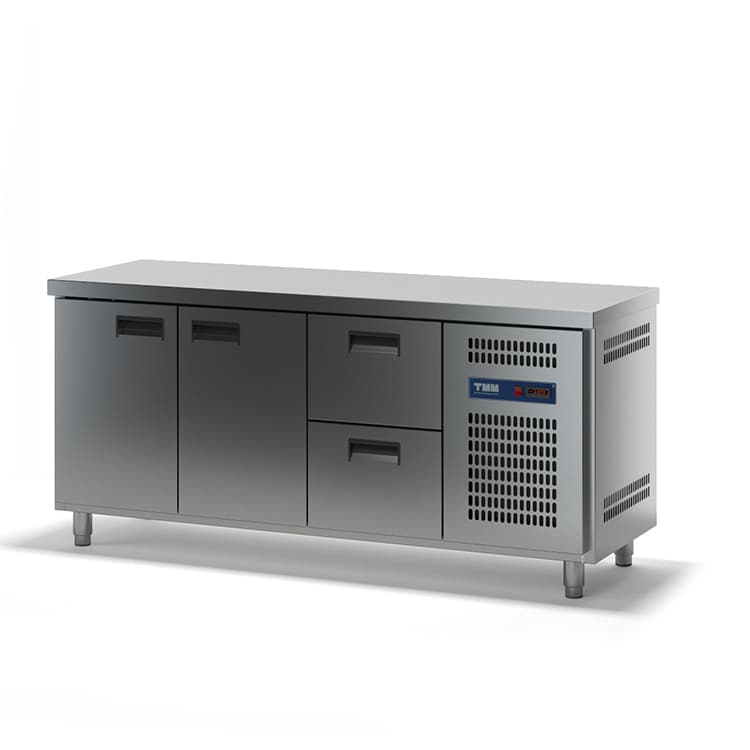 Стол холодильный ТММ СХСБ-К-1/2Д-2Я (без борта)(1835х600х870)
