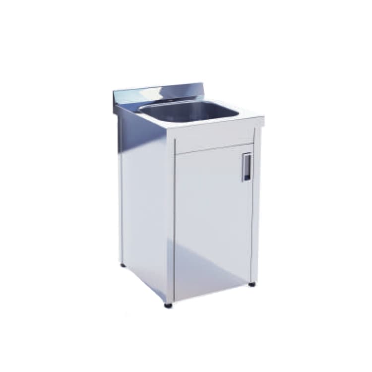 Стол закрытый с ванной Cryspi СВП Ш Р 800x700