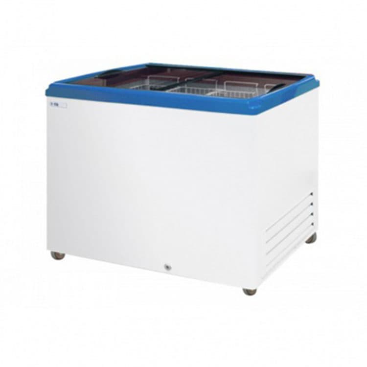 Морозильный ларь с прямым стеклом Italfrost ЛВН 300 П (СF 300 F) (синий)