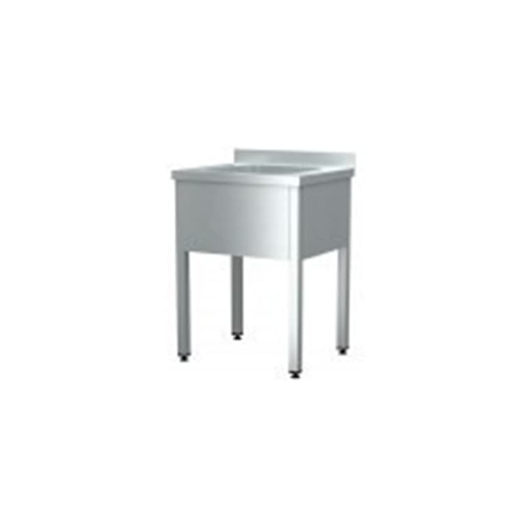 Цельнотянутая моечная ванна Cryspi ВМН Ш 1 (L=600,S=600,H=850,G=250)