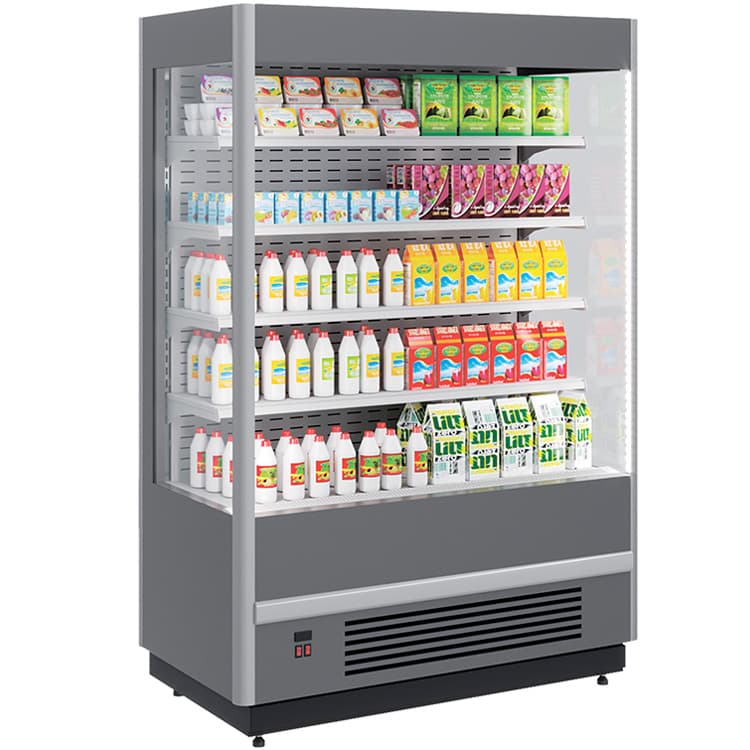 Пристенный охлаждаемый стеллаж Polair CUBE 1875-07 M Plug-In