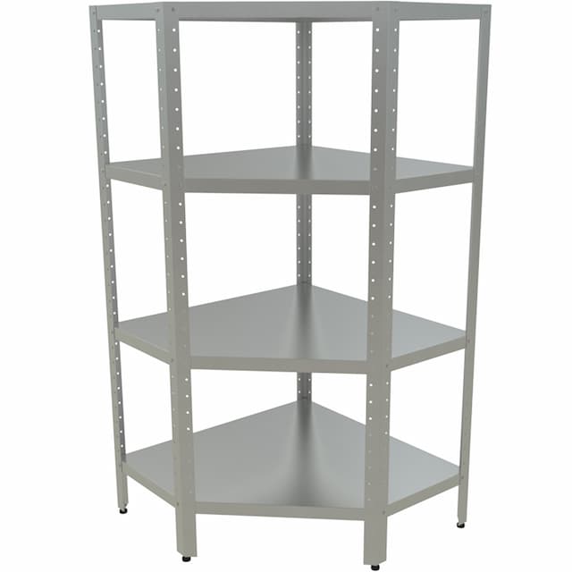 Стеллаж кухонный угловой КОБОР СКУ-4/4-100/100