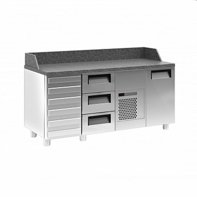 Стол холодильный Полюс 700 PIZZA ONE SIDE T70 M3pizza-1-G X7 9006