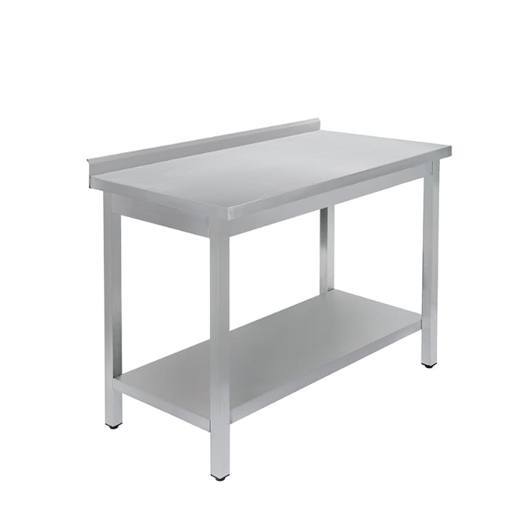 Стол универсальный Luxstahl СПУ-10/7 со сплошной полкой нерж