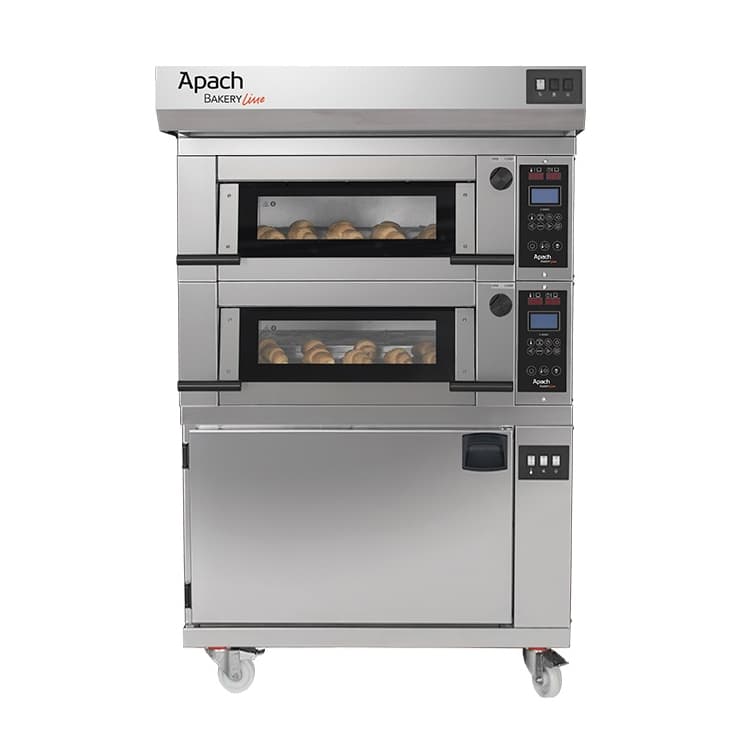 Печь подовая с расстойкой APACH BAKERY LINE E2L224PAP DPBI-T