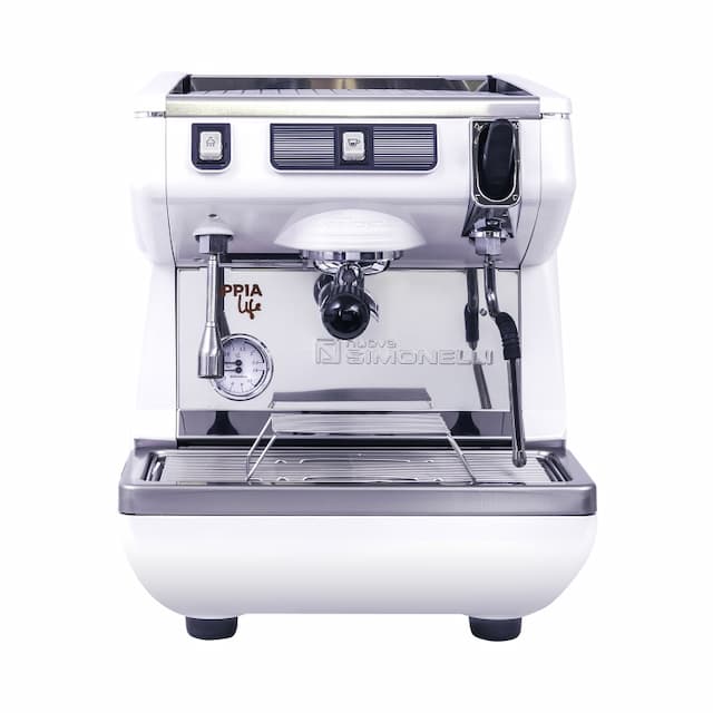 Кофемашина-полуавтомат NUOVA SIMONELLI APPIA LIFE 1GR S 220V WHITE+HIGH GROUPS